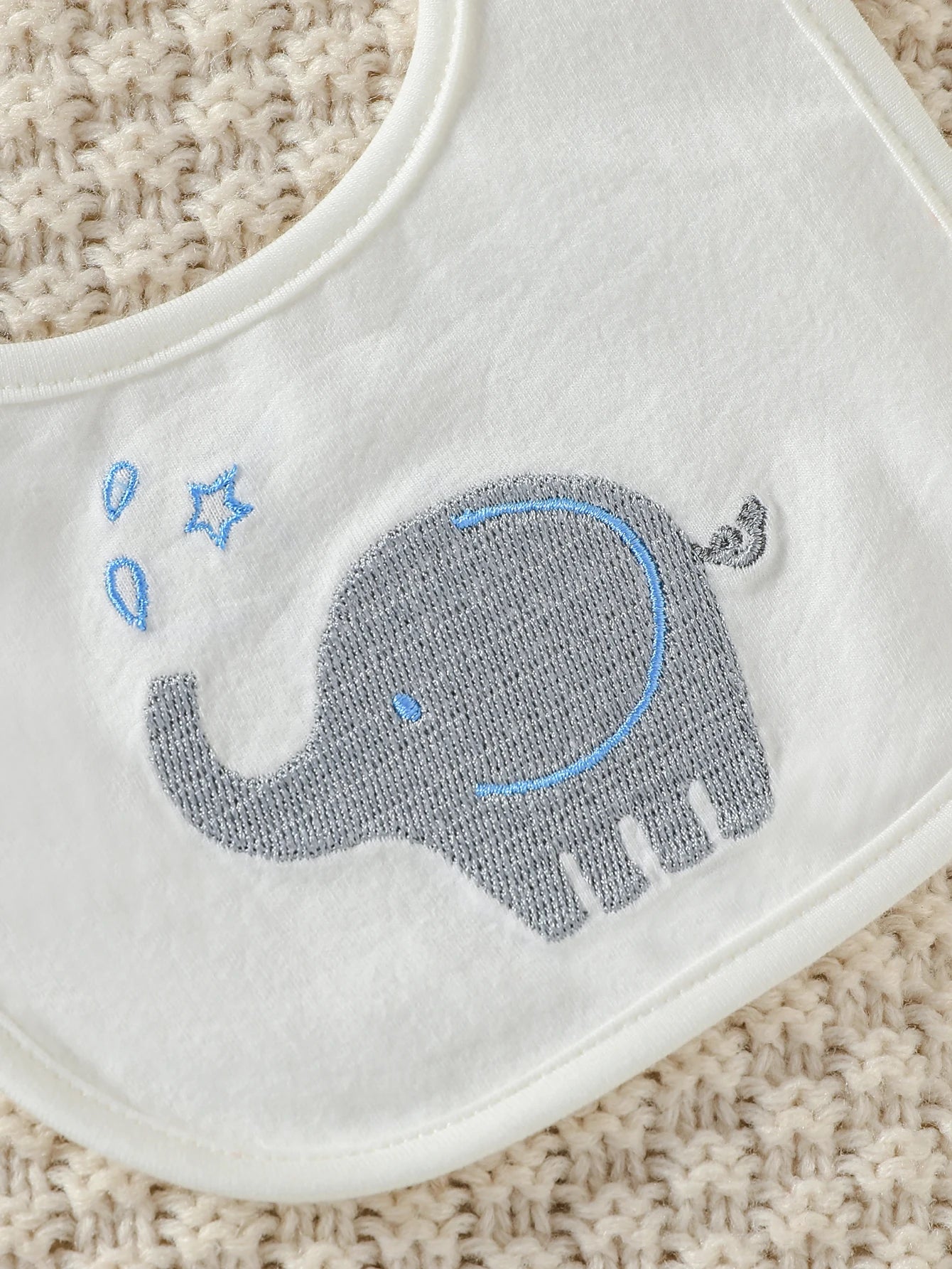 PureBabe | Organic Cotton Jumpsuit + Striped Pants + Hat & Mittens (0-12M, 95% Cotton 5% Spandex)